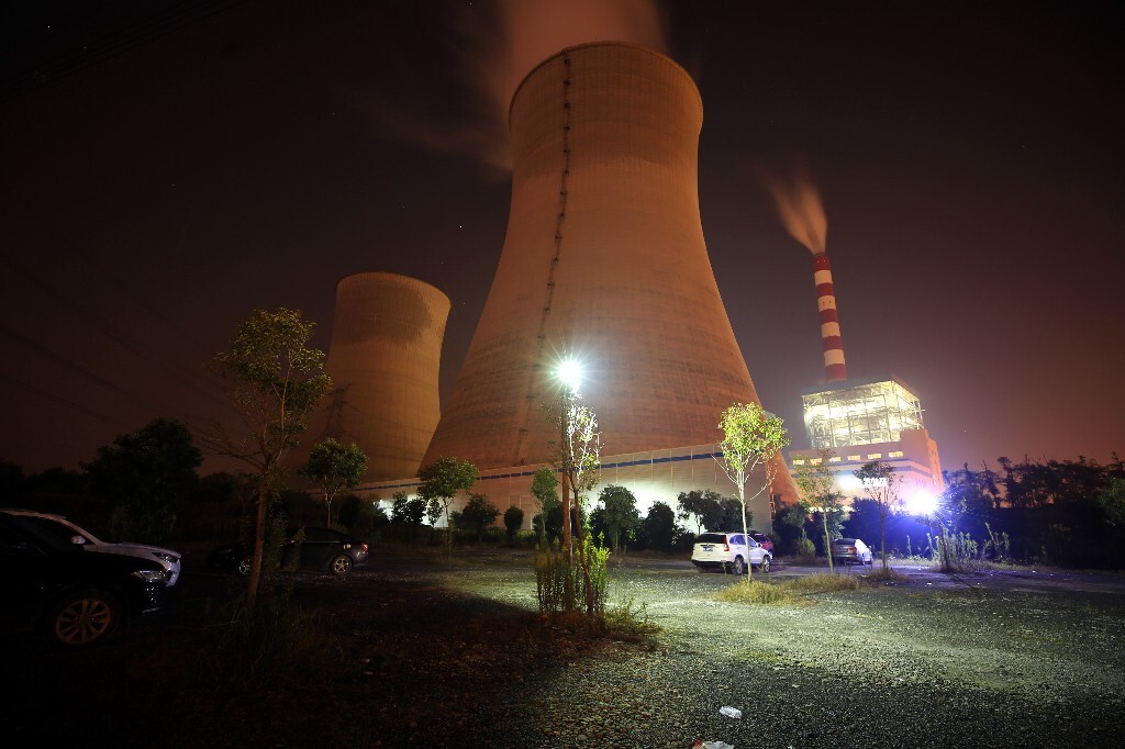 合肥皖能发电厂 色彩 佳能 建筑 夜景 霸都摄影人 合肥皖能